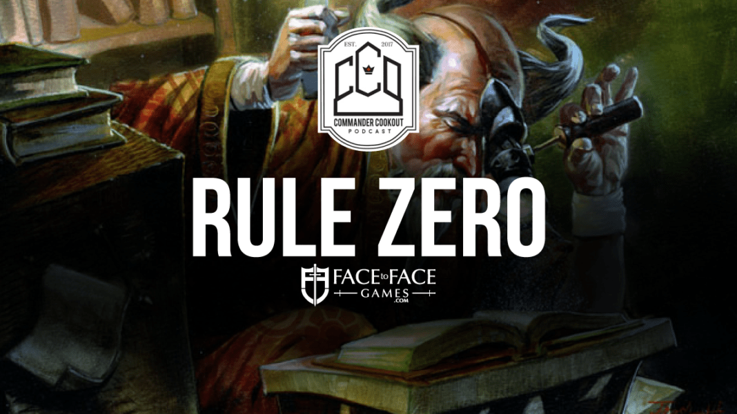 Commander Controversy Rule Zero MAGIC F2F
