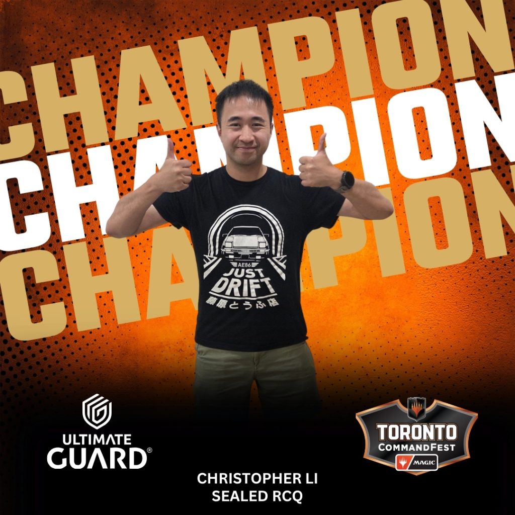 An event winner at F2F Tour Toronto CommandFest 2026