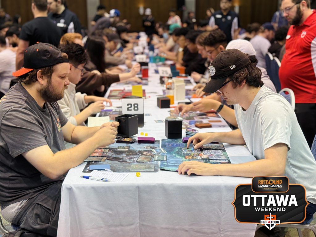 Players competing during the Riftbound Ottawa Weekend
