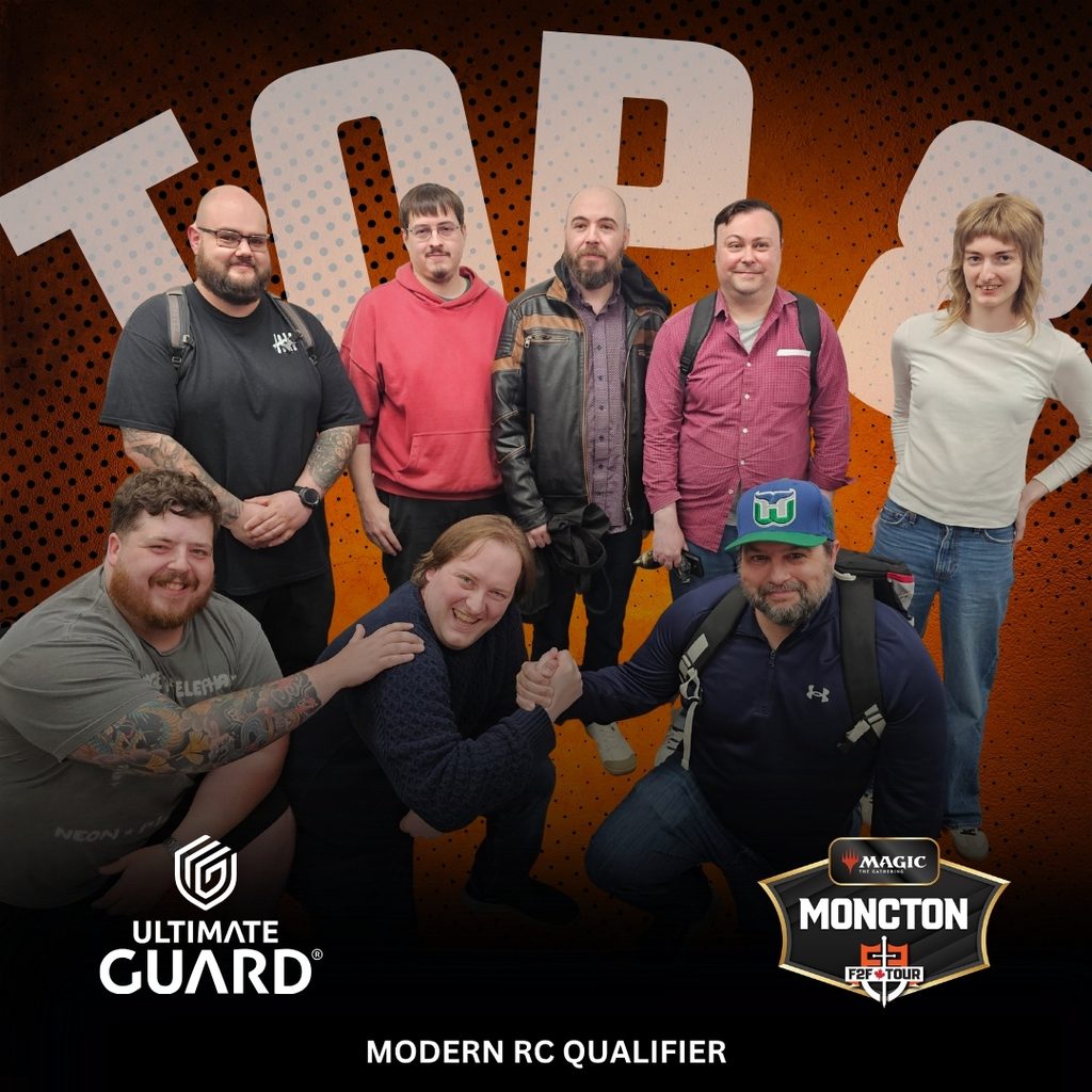The eight Top 8 finishers from the Modern RC Qualifier at F2F Tour Moncton 2026